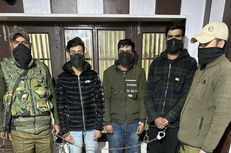 3 OGWS Arrested In Srinagar, Says Police