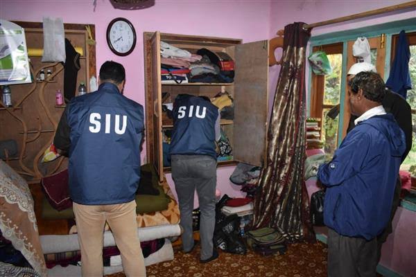 SIU Conducts Multiple Raids In Kulgam