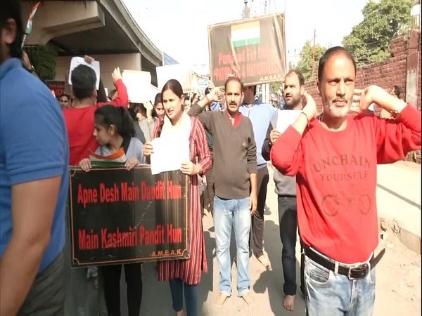 Pandits Held Barefoot March In Jammu, Demands Govt To Address Issues