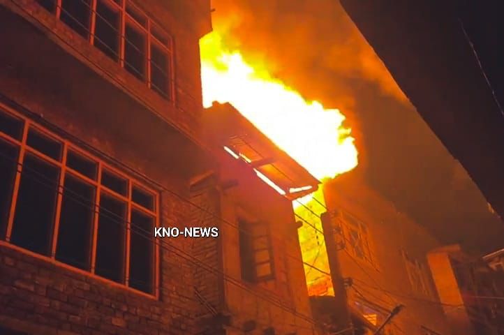 Seven Residential Houses Damaged, Firefighter Injured In Twin Fire Incidents In Srinagar