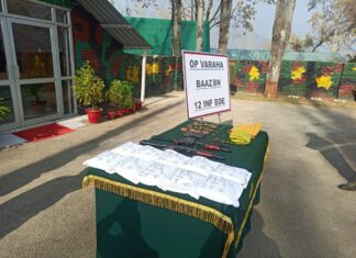 Infiltration Bid Foiled Along Loc In Uri, Arms And Contraband Recovered