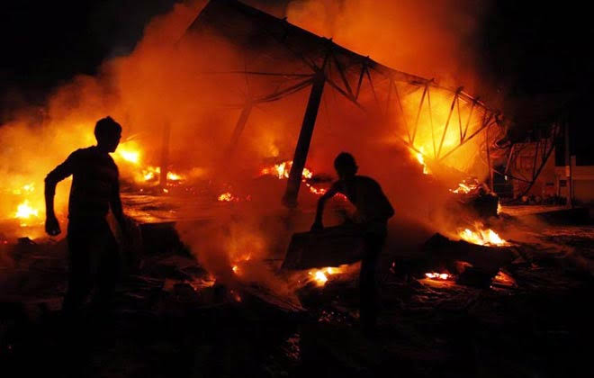 Residential House Damaged In Ganderbal Fire Incident