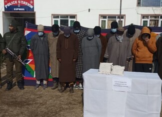 5 Cops Among 17 Arrested As Major Drug Smuggling Module Busted In Kupwara