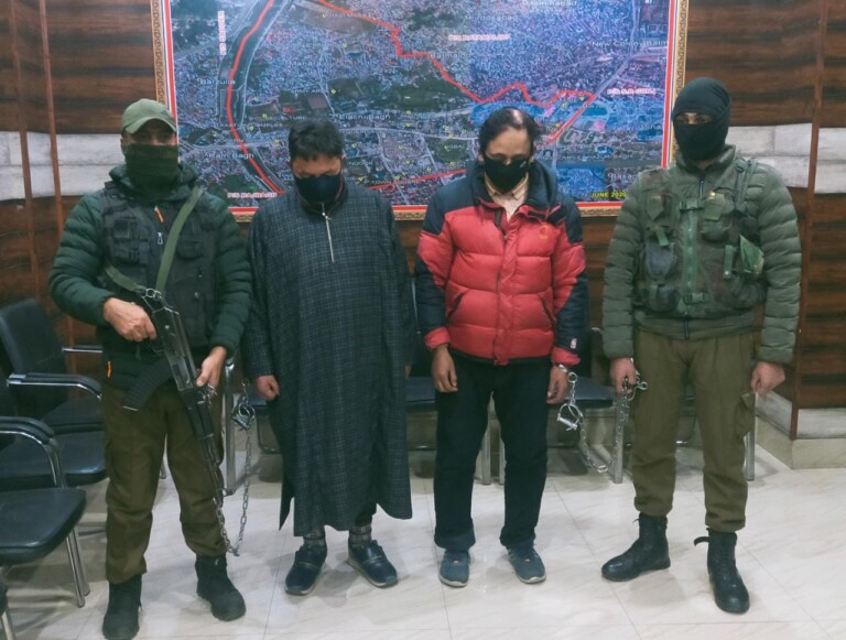 Two Extortionists Posing As Militants Arrested In Srinagar: Police