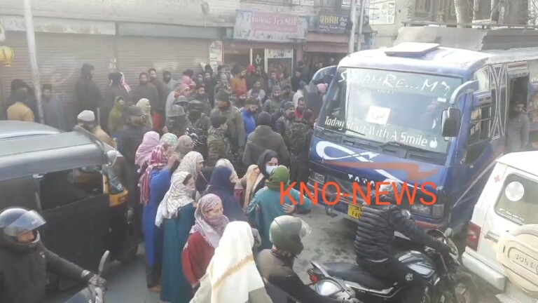 Ganderbal Residents Protest Over Installation Of Smart Electricity Meters