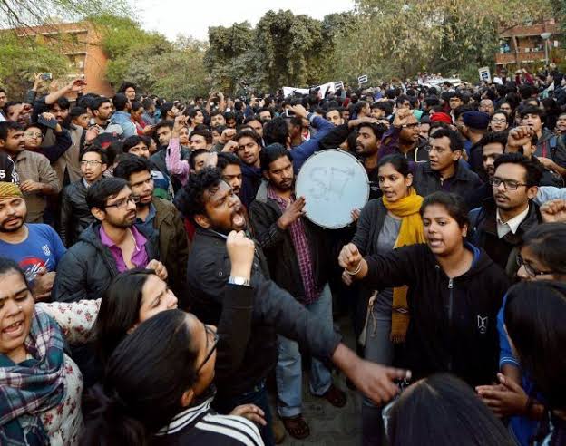 JNU U-Turns New Rules Stipulating Fines For Protests