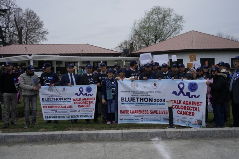 Bluethon: Colorectal Awareness Programme Held At  Srinagar’s Nageen Club
