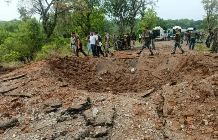 11 Cops Killed In IED Blast By Maoists In Chhattisgarh