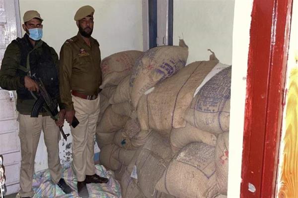 Man Held With Mid-Day Meal Rice Bags In Budgam