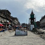 View Of Under Construction Clock Tower In Lal Chowk City Center