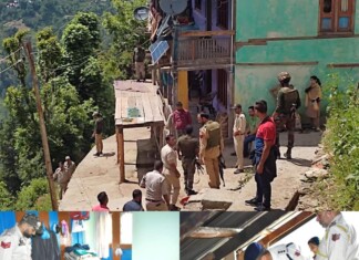 Police Search House Of Active HM Militant In Kishtwar