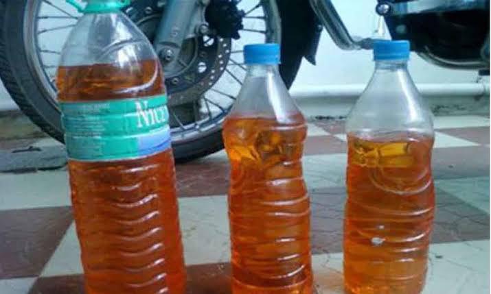 Shopkeeper Held For Selling Petrol Illegally On Exorbitant Rates In Palhallan
