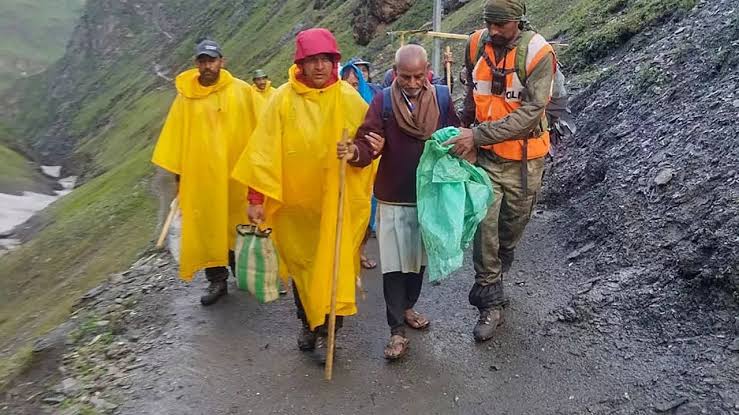 Amarnath Yatra Suspended Due To Bad Weather