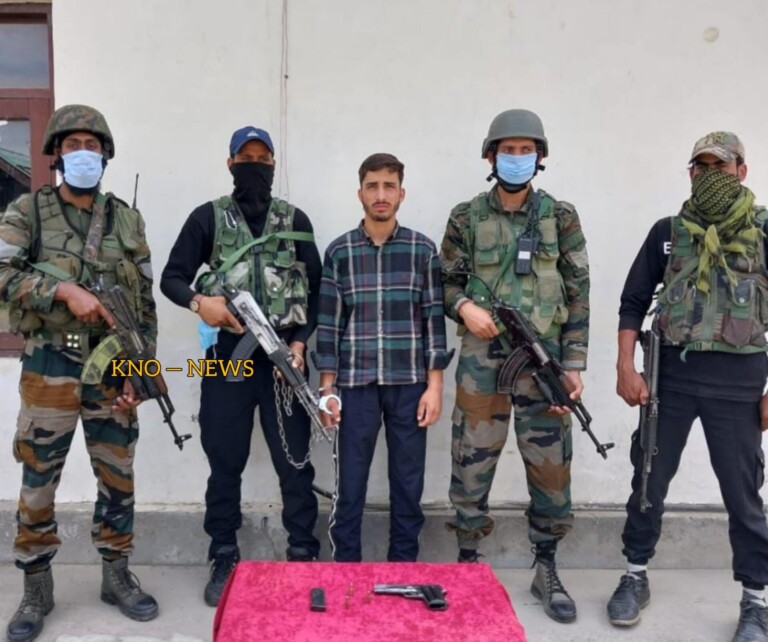 Man Arrested With Arms During CASO In Baramulla Village