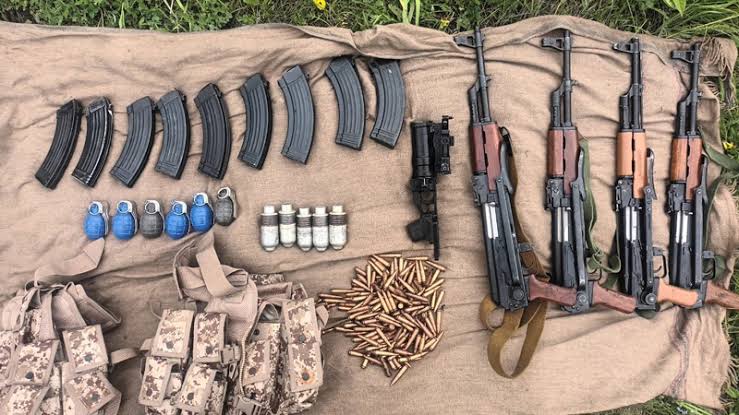 Huge Cache Of Arms Recovered In Machil Sector: Indian Army