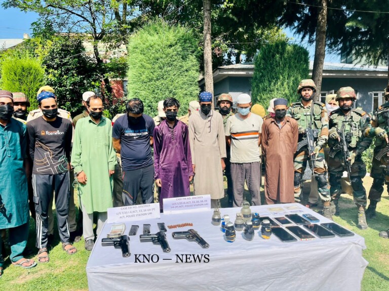 Two Terror Modules Busted In Uri, 8 LeT OGWs Arrested: Police