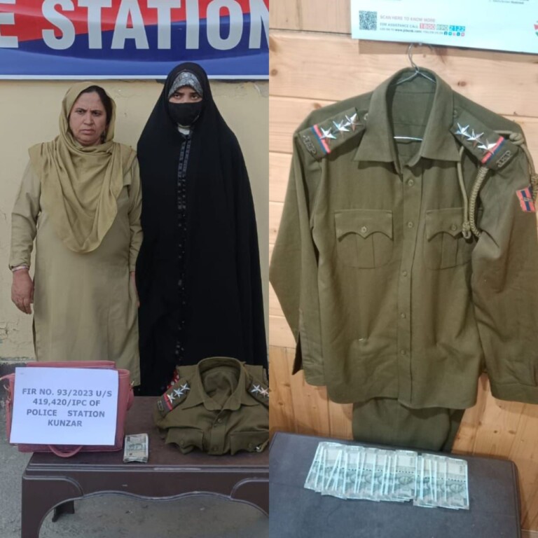 Woman Impersonating As ‘Police Officer Arrested In Baramulla: Police