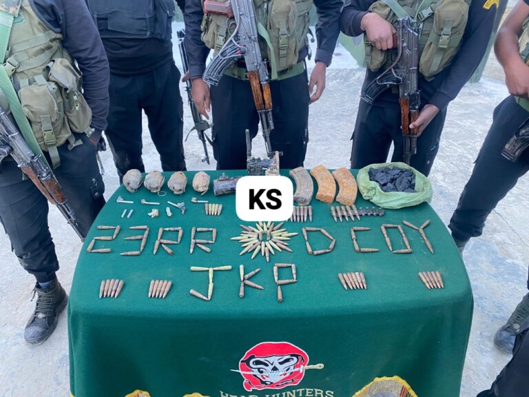 Significant Cache Of Arms And Ammunition Recovered In Banihal